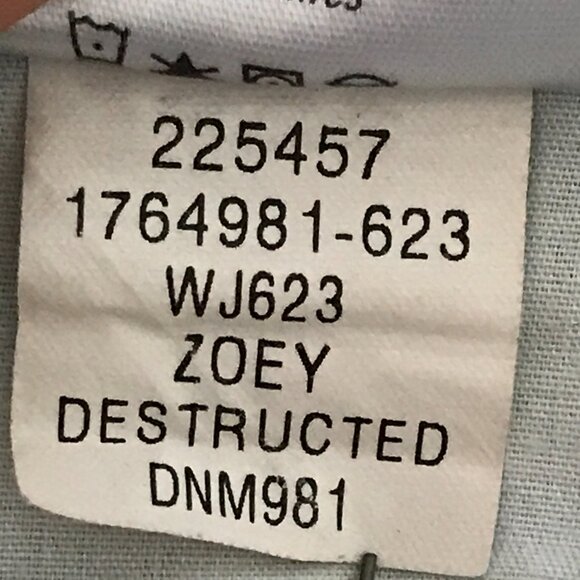 Paige Verdugo Ankle Jeans Women 32 Blue Destructed Mid Rise Distressed Preppy - Picture 13 of 13